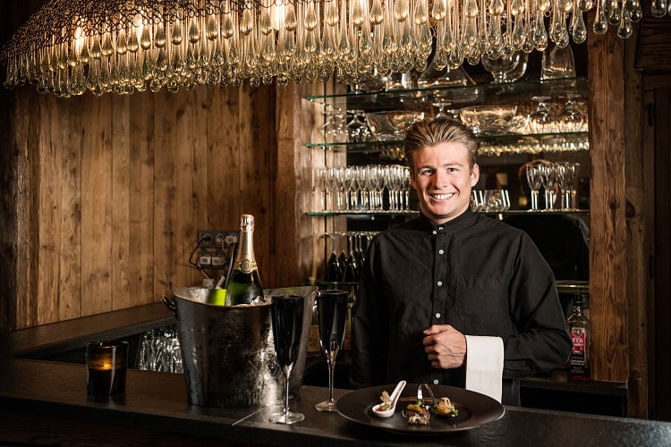 luxury hospitality staff member