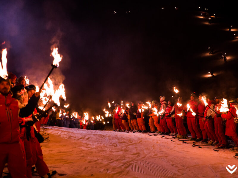 Meribel ESF torchlight descent