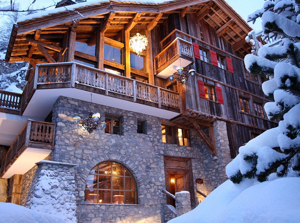 Outside view of Chalet Le Rocher, Val d'Isère