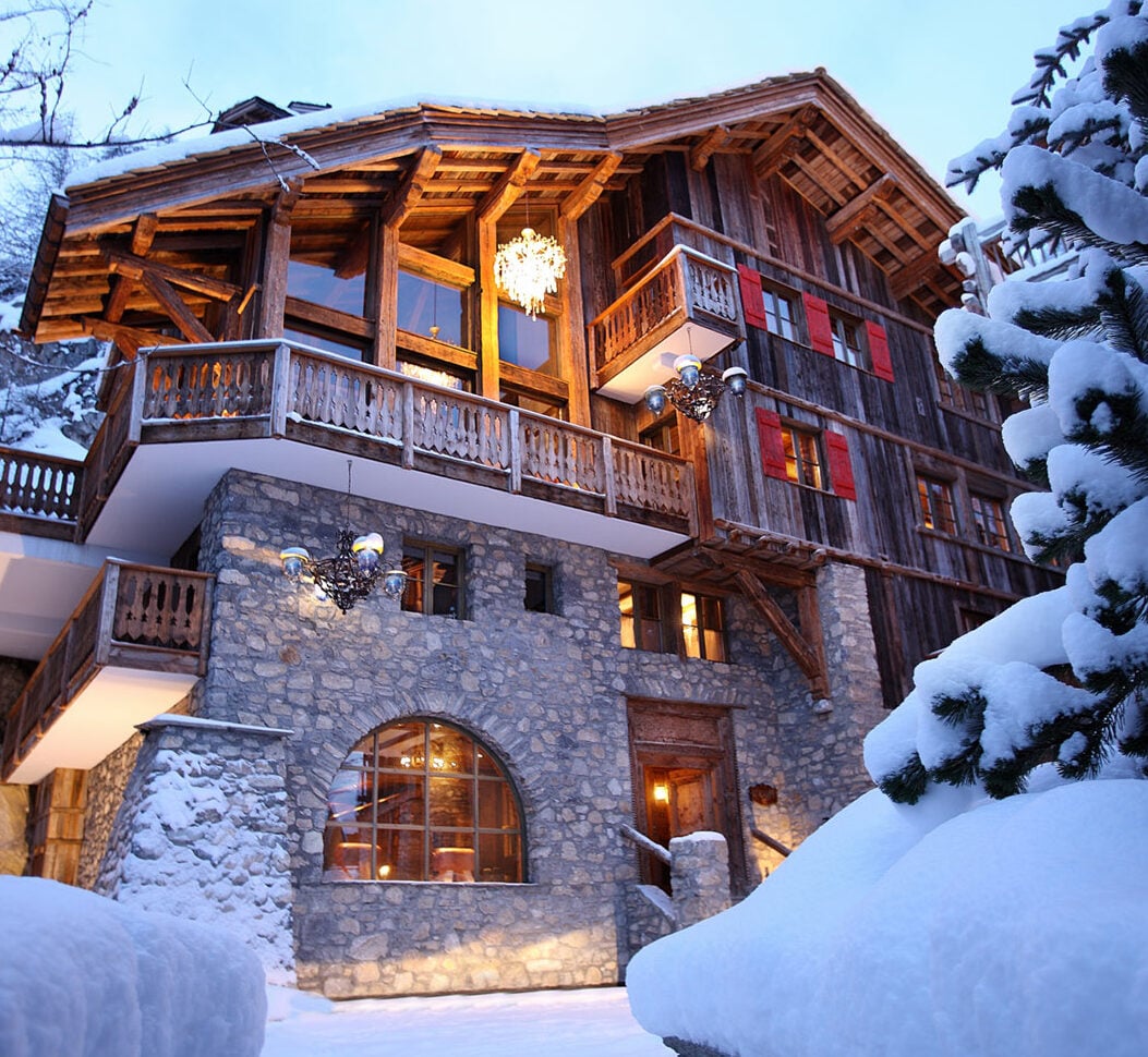 Outside view of Chalet Le Rocher, Val d'Isère