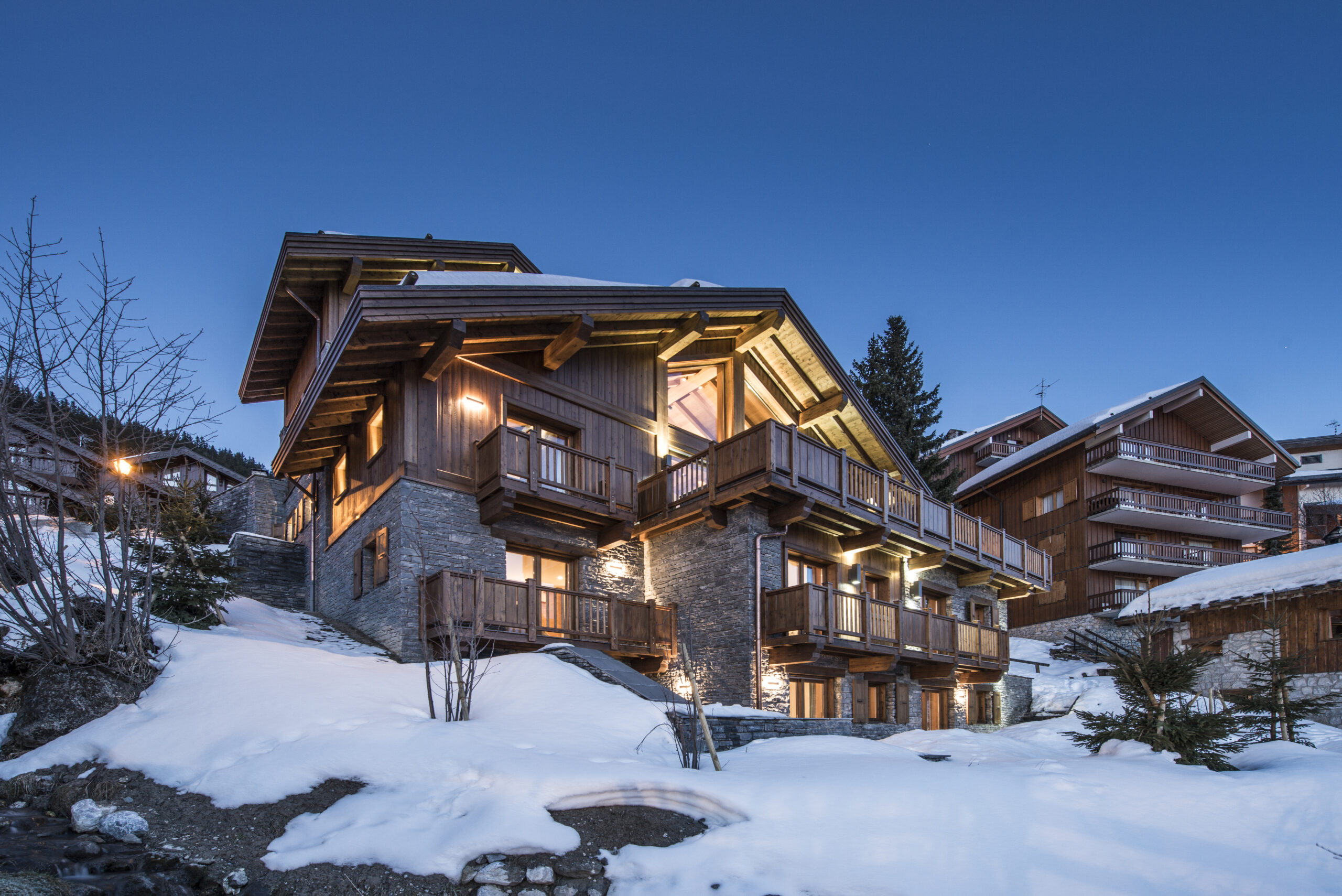 Chalet Grenier, luxury ski chalets in Meribel — book direct ski chalet French Alps